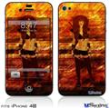 iPhone 4S Decal Style Vinyl Skin - Kathy Gold - Scifi 2