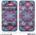 iPhone 4S Decal Style Vinyl Skin - Tie Dye Star 102