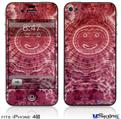 iPhone 4S Decal Style Vinyl Skin - Tie Dye Happy 102