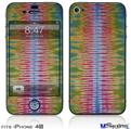 iPhone 4S Decal Style Vinyl Skin - Tie Dye Spine 102