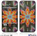 iPhone 4S Decal Style Vinyl Skin - Tie Dye Star 103