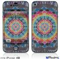 iPhone 4S Decal Style Vinyl Skin - Tie Dye Star 104