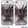 iPhone 4S Decal Style Vinyl Skin - Bird Of Prey