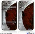 iPhone 4S Decal Style Vinyl Skin - Rain Drops On My Window