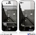 iPhone 4S Decal Style Vinyl Skin - Urban Detail