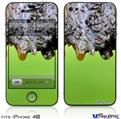 iPhone 4S Decal Style Vinyl Skin - Sap