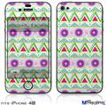 iPhone 4S Decal Style Vinyl Skin - Kearas Tribal 1