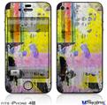 iPhone 4S Decal Style Vinyl Skin - Graffiti Pop