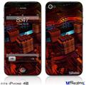 iPhone 4S Decal Style Vinyl Skin - Reactor