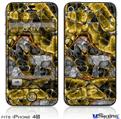 iPhone 4S Decal Style Vinyl Skin - Lizard Skin