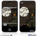 iPhone 4S Decal Style Vinyl Skin - Halloween Haunted House