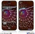 iPhone 4S Decal Style Vinyl Skin - Neuron