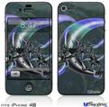 iPhone 4S Decal Style Vinyl Skin - Sea Anemone2