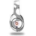 WraptorSkinz Skin Decal Wrap compatible with Beats Studio (Original) Headphones Kearas Polka Dots Whtie On Gray Skin Only (HEADPHONES NOT INCLUDED)