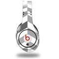WraptorSkinz Skin Decal Wrap compatible with Beats Studio (Original) Headphones Chevrons Gray And Charcoal Skin Only (HEADPHONES NOT INCLUDED)