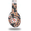 WraptorSkinz Skin Decal Wrap compatible with Beats Studio (Original) Headphones Locknodes 02 Burnt Orange Skin Only (HEADPHONES NOT INCLUDED)
