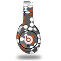 WraptorSkinz Skin Decal Wrap compatible with Beats Studio (Original) Headphones Locknodes 04 Burnt Orange Skin Only (HEADPHONES NOT INCLUDED)