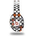 WraptorSkinz Skin Decal Wrap compatible with Beats Studio (Original) Headphones Locknodes 05 Burnt Orange Skin Only (HEADPHONES NOT INCLUDED)