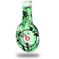 WraptorSkinz Skin Decal Wrap compatible with Beats Studio (Original) Headphones Scene Kid Sketches Green Skin Only (HEADPHONES NOT INCLUDED)