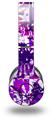 WraptorSkinz Skin Decal Wrap compatible with Beats Wireless (Original) Headphones Purple Checker Graffiti Skin Only (HEADPHONES NOT INCLUDED)