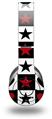 WraptorSkinz Skin Decal Wrap compatible with Beats Wireless (Original) Headphones Hearts and Stars Red Skin Only (HEADPHONES NOT INCLUDED)