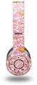 WraptorSkinz Skin Decal Wrap compatible with Beats Wireless (Original) Headphones Flowers Pattern 12 Skin Only (HEADPHONES NOT INCLUDED)
