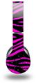 WraptorSkinz Skin Decal Wrap compatible with Beats Wireless (Original) Headphones Pink Zebra Skin Only (HEADPHONES NOT INCLUDED)