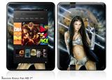 Space Girl Decal Style Skin fits 2012 Amazon Kindle Fire HD 7 inch