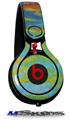 WraptorSkinz Skin Decal Wrap compatible with Beats Mixr Headphones Tie Dye Tiger 100 Skin Only (HEADPHONES NOT INCLUDED)