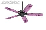 Feminine Yin Yang Purple - Ceiling Fan Skin Kit fits most 52 inch fans (FAN and BLADES SOLD SEPARATELY)