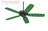 Stripes Green - Ceiling Fan Skin Kit fits most 52 inch fans (FAN and BLADES SOLD SEPARATELY)