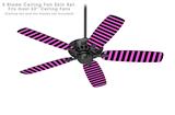 Stripes Pink - Ceiling Fan Skin Kit fits most 52 inch fans (FAN and BLADES SOLD SEPARATELY)