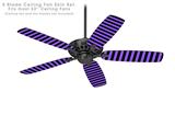 Stripes Purple - Ceiling Fan Skin Kit fits most 52 inch fans (FAN and BLADES SOLD SEPARATELY)