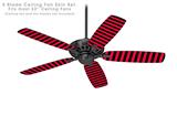 Stripes Red - Ceiling Fan Skin Kit fits most 52 inch fans (FAN and BLADES SOLD SEPARATELY)