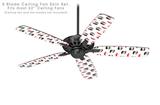 Face Red - Ceiling Fan Skin Kit fits most 52 inch fans (FAN and BLADES SOLD SEPARATELY)