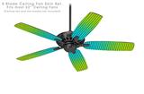 Faded Dots Neon Teal Green - Ceiling Fan Skin Kit fits most 52 inch fans (FAN and BLADES SOLD SEPARATELY)