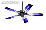 Lightning Blue - Ceiling Fan Skin Kit fits most 52 inch fans (FAN and BLADES SOLD SEPARATELY)