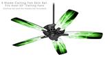 Lightning Green - Ceiling Fan Skin Kit fits most 52 inch fans (FAN and BLADES SOLD SEPARATELY)