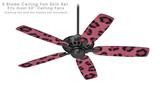Leopard Skin Pink - Ceiling Fan Skin Kit fits most 52 inch fans (FAN and BLADES SOLD SEPARATELY)