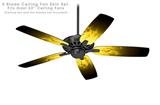 Fire Flames Yellow - Ceiling Fan Skin Kit fits most 52 inch fans (FAN and BLADES SOLD SEPARATELY)