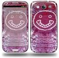 Tie Dye Happy 100 - Decal Style Skin (fits Samsung Galaxy S III S3)