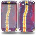 Tie Dye Spine 105 - Decal Style Skin (fits Samsung Galaxy S III S3)