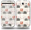 Elephant Love - Decal Style Skin (fits Samsung Galaxy S III S3)