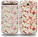 Lots of Santas - Decal Style Skin (fits Samsung Galaxy S III S3)