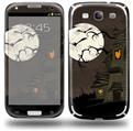 Halloween Haunted House - Decal Style Skin (fits Samsung Galaxy S III S3)