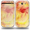 Painting Yellow Splash - Decal Style Skin (fits Samsung Galaxy S III S3)