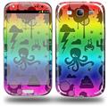 Cute Rainbow Monsters - Decal Style Skin (fits Samsung Galaxy S III S3)