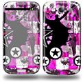 Pink Star Splatter - Decal Style Skin (fits Samsung Galaxy S III S3)