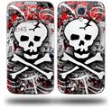 Skull Splatter - Decal Style Skin (fits Samsung Galaxy S IV S4)