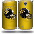 Iowa Hawkeyes Helmet - Decal Style Skin (fits Samsung Galaxy S IV S4)